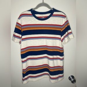 J.Crew Slub Cotton Crewneck Tee Striped M